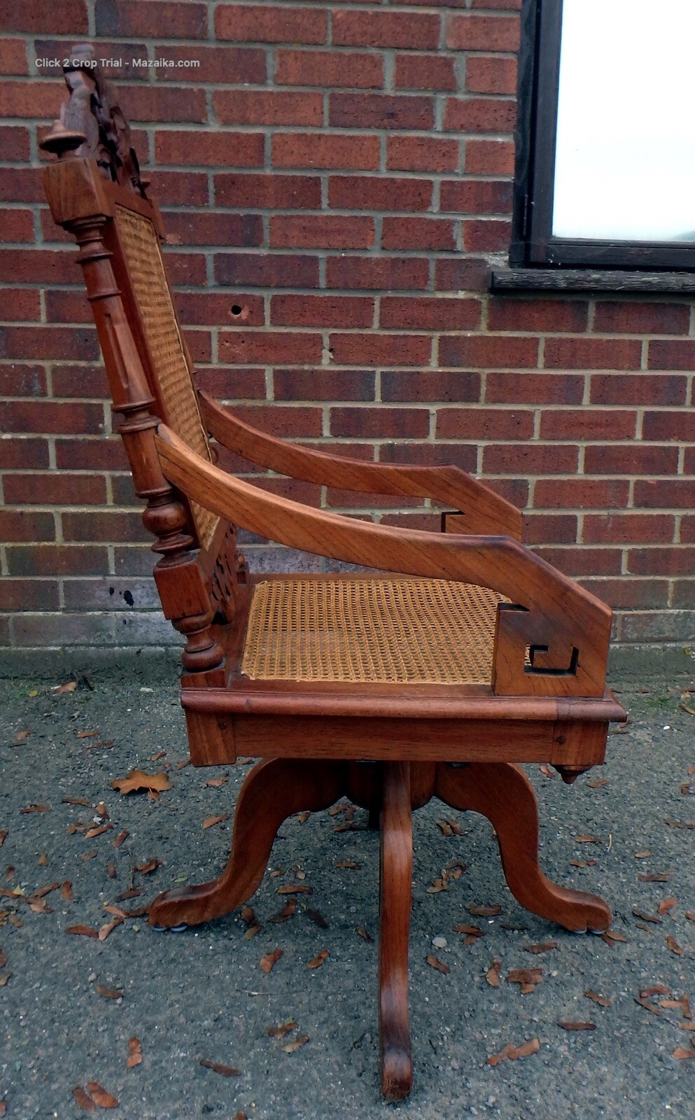 Victorian antique desk chair Bombay Art Furniture Arts & Crafts