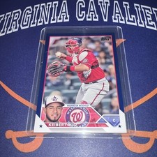 2023 Topps Series 1 Keibert Ruiz #130 Royal Blue Parallel Washington Nationals