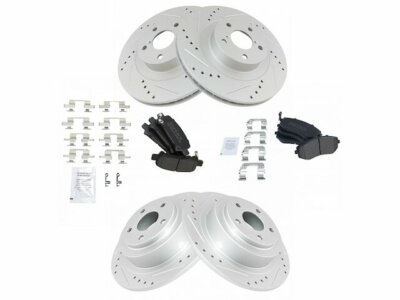 Front and Rear Brake Pad and Rotor Kit fits Subaru Outback 2002-2004