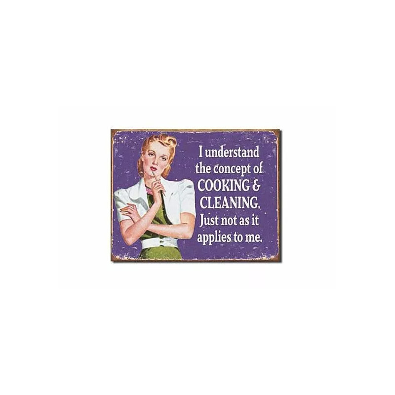 Plaque métal vintage 30 x 40 cm panneau mural anti-reflet pour cacher défauts