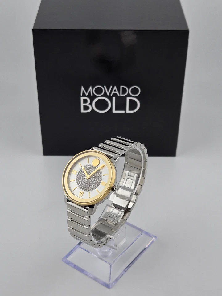 Movado Bold Women's Silver Dial Stainless Steel Watch - 3600660 ($650 MSRP) - Image 2 of 4