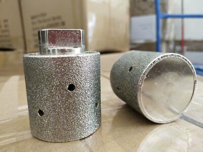 Zero Tolerance Drum Wheel 1'' to 4'' Vacuum Brazed Granite Marble Ceramic concrete