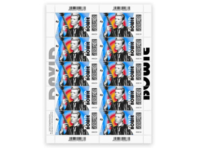 DAVID BOWIE 1 Bogen 10 x 0,85  Briefmarken Sonderedition 2022 Limitierte Auflage