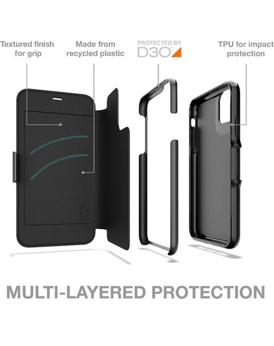 Gear4 Eco Oxford Folio D20 for iPhone 11 Pro Max 6.5" Compatible Case New - Picture 3 of 8