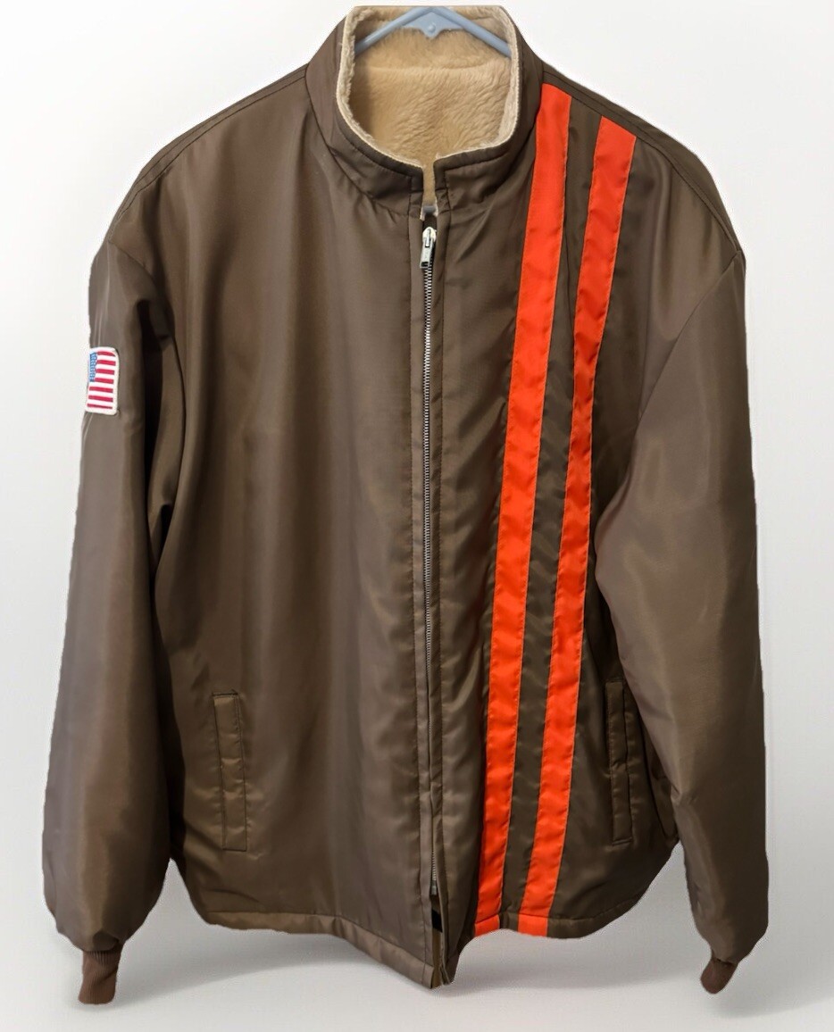 Vtg Retro Great Lakes Sportswear Racing Jacket XLarge Sherpa Vtg Retro Great Lakes Sportswear Racing Jacket XLarge Sherpa