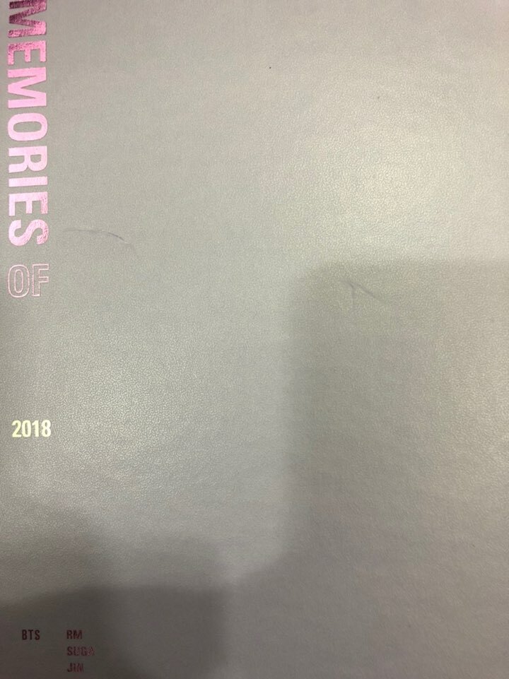 Memories 2018 ジン DVD BTS Memories Of 2018 DVD Opened No Photo card(damage) | eBay