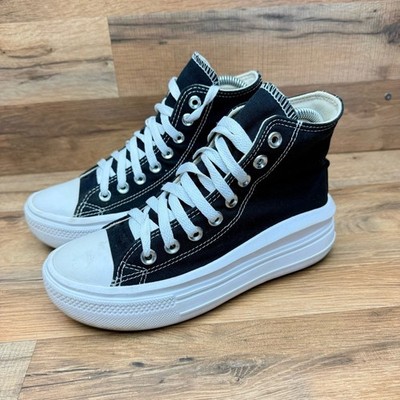 Converse Chuck Taylor All Star Move women Platform Sneakers Size 6 Black