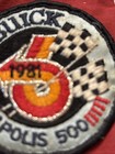 Vintage 1981 Buick Indianapolis 500 race flag patch — photo 2