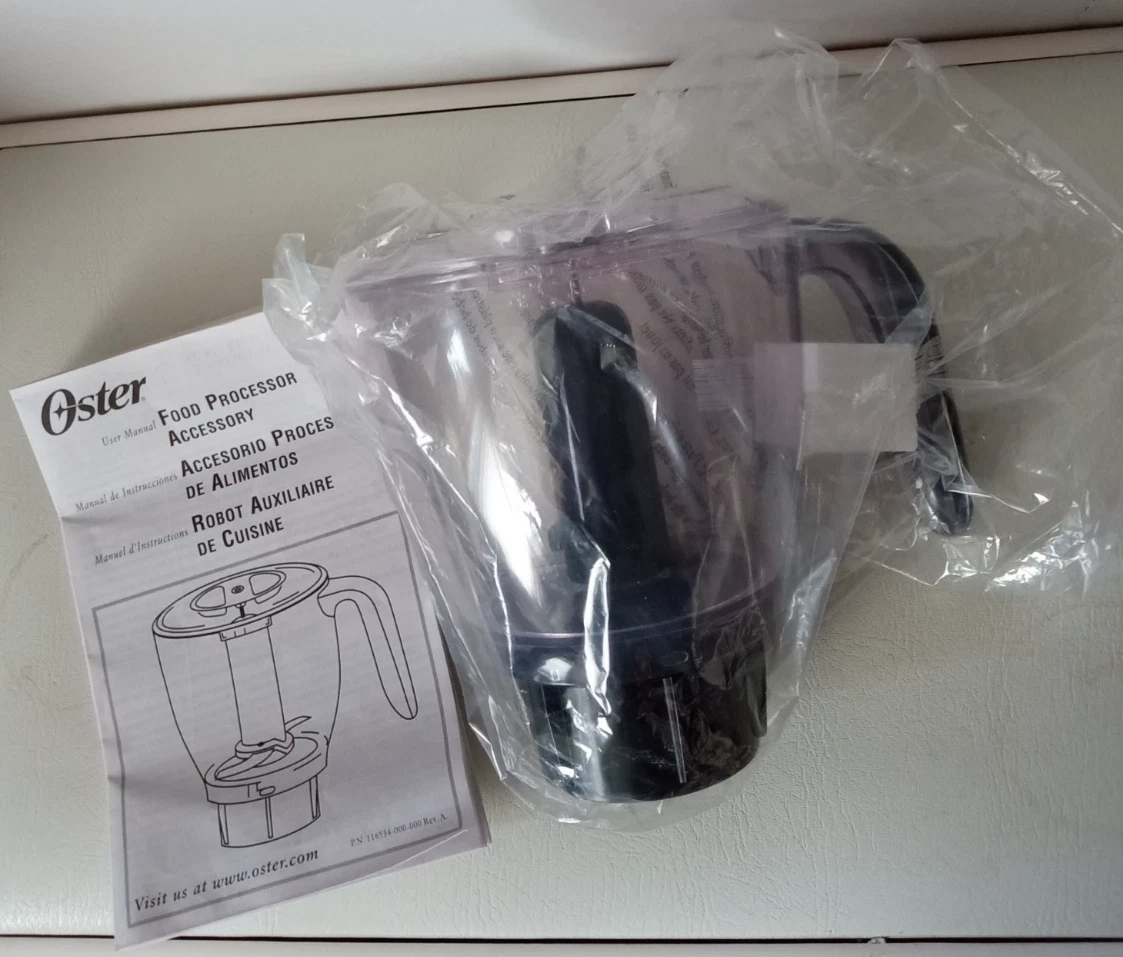 New Oster Food Processor Bowl Accessory 116534 S Blade Blender With Manual
Opens in a new window or