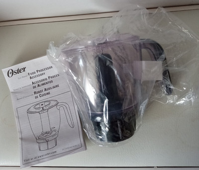 New Oster Food Processor Bowl Accessory 116534 S Blade Blender With Manual
