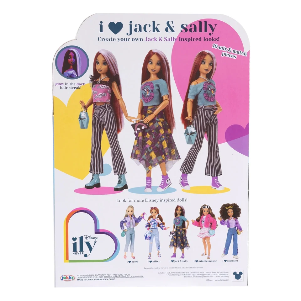 Disney Ily 4EVER I Love Jack & Sally Pesadilla antes de Navidad ¡Muñeca y trajes! Foto 2 de 2