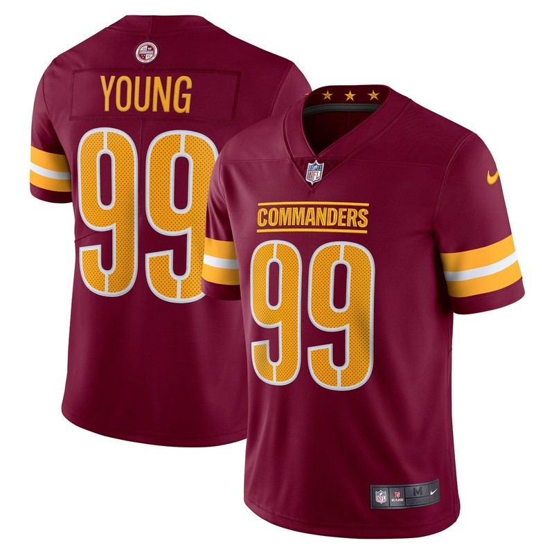 Authentic Chase Young Commanders Nike Vapor Limited Edition Jersey - NEW Large