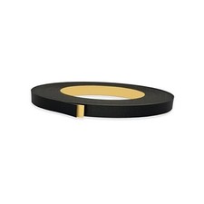PVC Edge Banding Tape Peel Stick Adhesive Veneer Edging 1/2 inch x 50 ft Black