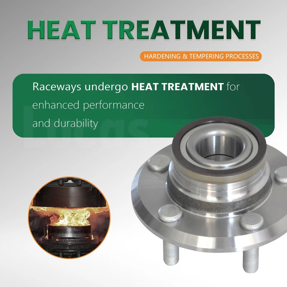 Lucas Pair：2New Front Wheel Hub Bearing for 2005-2014 Dodge Charger Challenger — 第 3/4 张图片