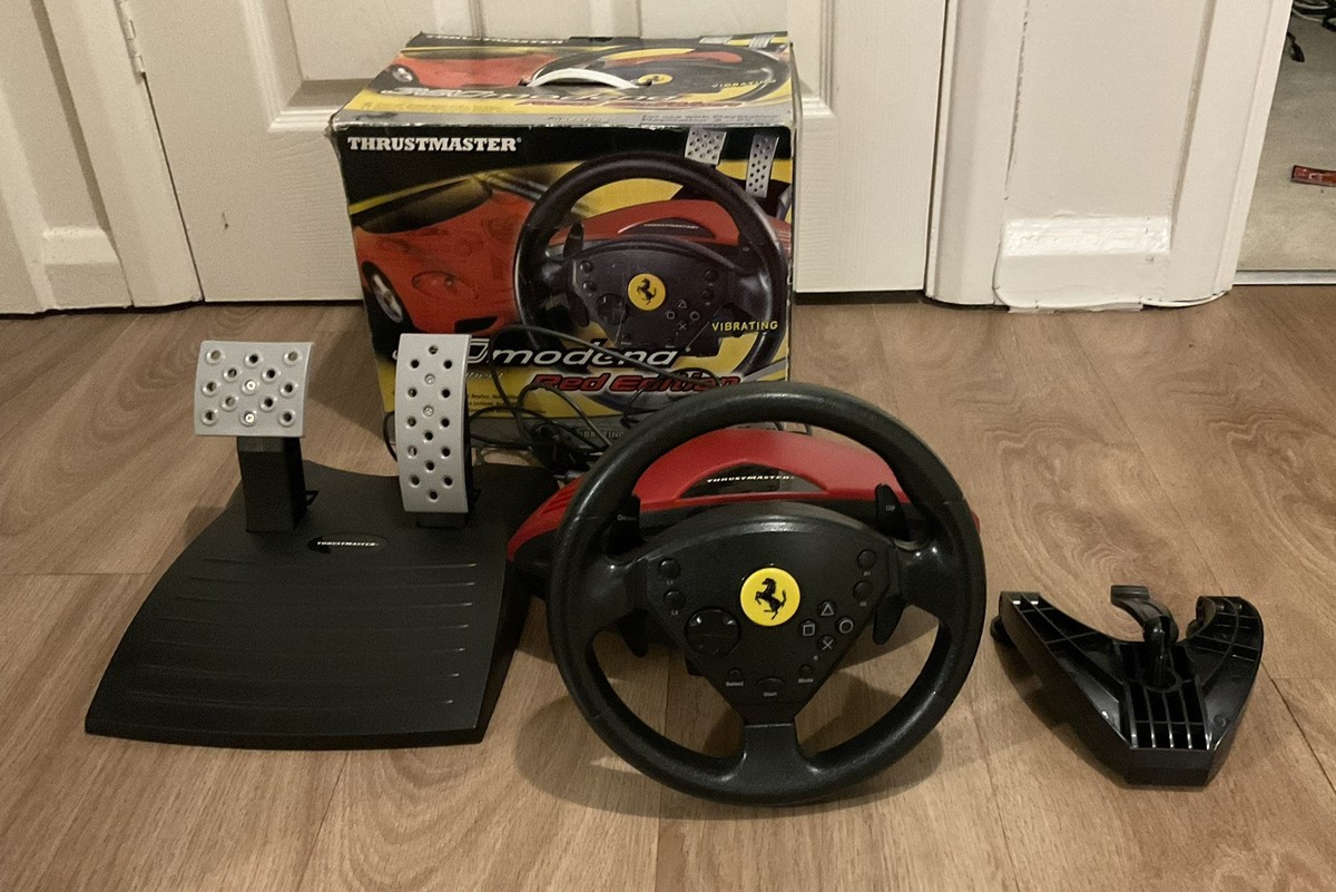 Volant Thrustmaster Ferrari 360 Modena Red - Pour PS1 Et PS2 - Occasion