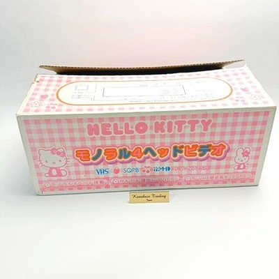 【希少未使用品】FUNAI ハローキティ FV-N77SRモノラル4ヘッドビデオ FUNAI FV-N77SR Hello Kitty VHS VCR Deck Tested Remote | eBay