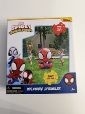 Marvel Spiderman 4' Inflatable Yard Sprinkler New