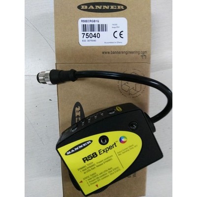 Neu BANNER Lichtschranke R58ECRGB1Q Qualitätssicherung