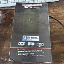 2025 Upgraded TV Antenna Indoor, 1600 Miles Range Digital Antenna for Smart TV