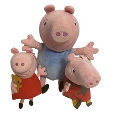 Ty Beanie Peppa Pig Plush Lot3 Peppa  TeddyBear PeppaMuddy PeppaPig SnortSnort