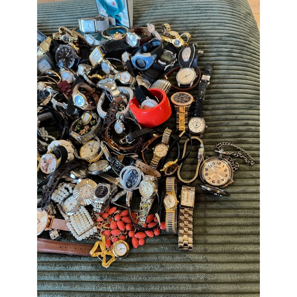 多种男士和女士手表 批量 未测试 - 适用于零件/维修 — 第 2/4 张图片