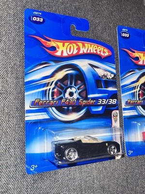 2006 Hot Wheels First Editions Ferrari F430 Spider Red & Black! | eBay
