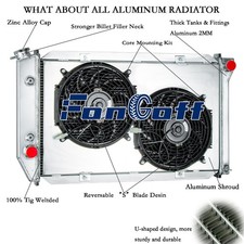 3 Rows Radiator Shroud Fan For 1972-1979 1975 76 Ford Thunderbirdtorino Mongeto 3 Rows Radiator Shroud Fan For 1972-1979 1975 76 Ford Thunderbirdtorino Mongeto