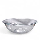 Vintage Pyrex 326 Large Clear Glass Mixing Bowl Made Corning NY USA