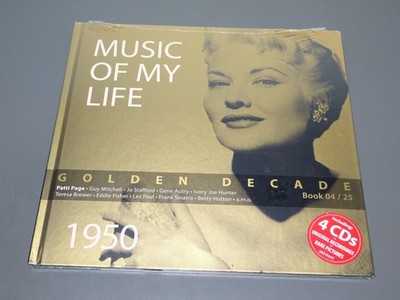 MUSIC OF MY LIFE - GOLDEN DECADE 1950 (04) / 4-CD-BOX-SET OVP! SEALED!