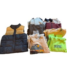 Kids Boys 9 Piece Bundle Vest Hoodies Sweatshirts