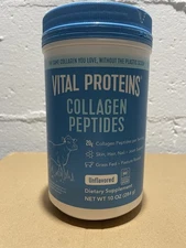 Vital Protein Collagen Peptides Unflavored, 10 oz Exp 7/27
