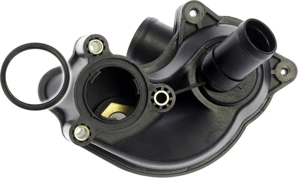 Dorman 902-204 Engine Coolant Thermostat Housing Assembly Compatible Black Foto 3 de 3