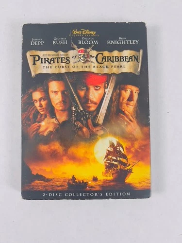 Pirates of the Caribbean: The Curse of the Black Pearl (DVD, 2003)