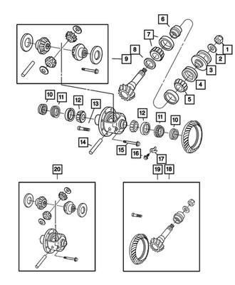 Genuine Mopar Ring Gear Bolt 5175277AA