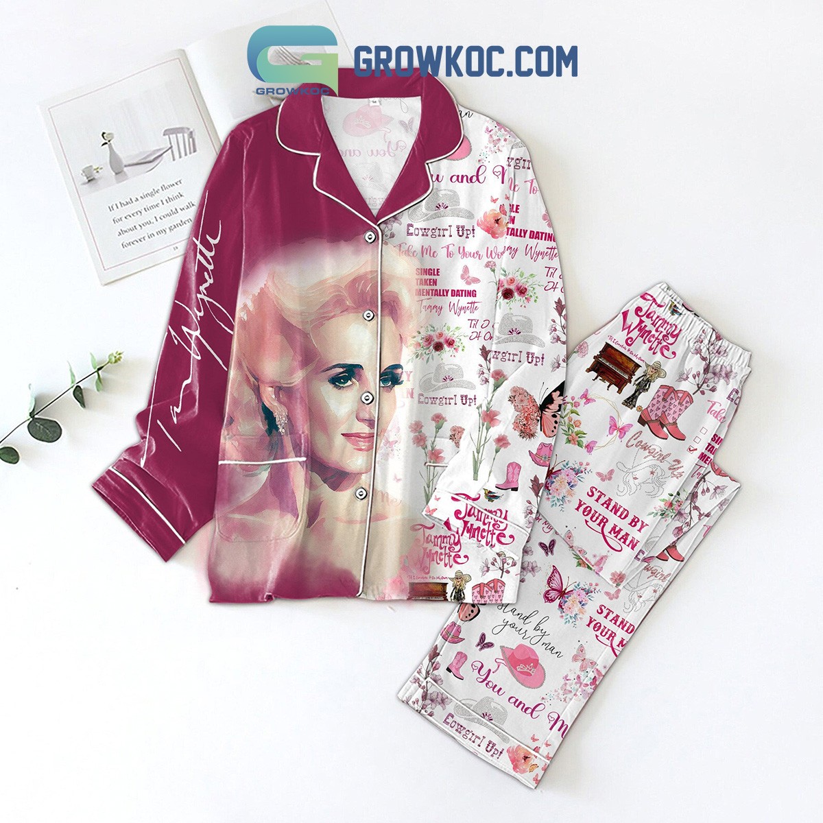 Tammy Wynette Take Me To Your World Sleepwear Set