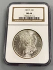 1881 S US Morgan Silver $1 NGC MS64   L24029