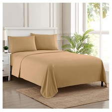 King Size Sheets - Breathable Luxury Bed Sheets with Full Elastic Secure Co...