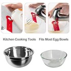 Silicone Splash Guard Bowl Cover Keeps Cooking Area Clean While Mixing