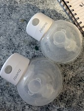 Abana Double Electric Breast Pump Hands-Free Adjustable, White/Clear