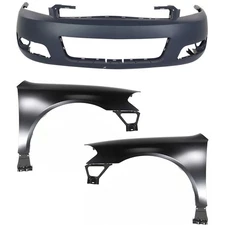 89025048, 89023525, 89023524 New Bumper Covers Fascias Set of 3 Front for Chevy