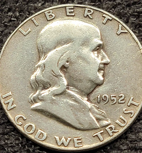 1952-S Franklin Half Dollar — photo from another recent sale
