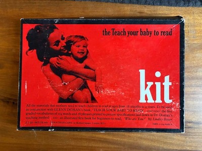 Vintage The Teach Your Baby To Read Kit Glenn Doman