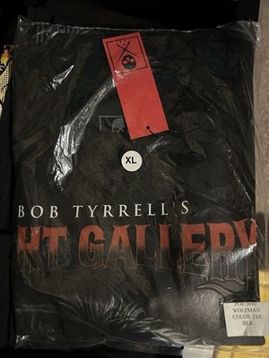 Bob Tyrrell Night Gallery Sullen The Wolfman Shirt Colored XL Tags Still In Bag