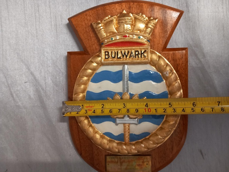 Military Badge On Wooden Plinth 