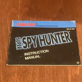 Nintendo NES Super Spy Hunter W/ Manual