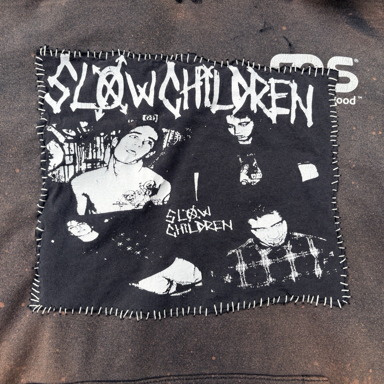 Vintage Reconstructed Distressed Patchwork Crust … - image 2