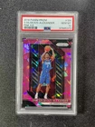 2018-19 Panini Prizm Shai Gilgeous-Alexander #184 Pink Ice Rookie RC PSA10