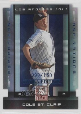 2008 Donruss Elite Extra Edition Aspirations Die-Cut /150 Cole St Clair #25 2z3