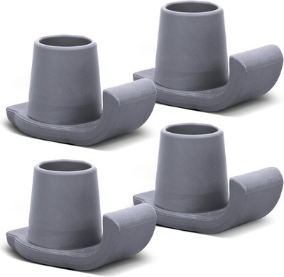 Walker Ski Glides, 4 Pack Durable Ski Glides for Folding Walkers, Universal Fit