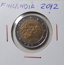 Moneda De Dos Euros De Finlandia Circulada.Año 2012